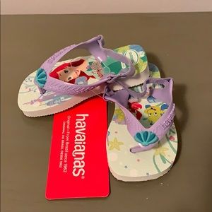 Little Mermaid Toddler Flip Flops